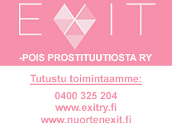 Exit - Pois Prostituutiosta ry logo